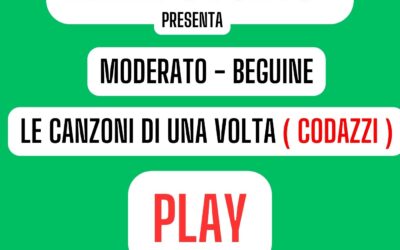 LE CANZONI DI UNA VOLTA ( OMAR CODAZZI ) MODERATO